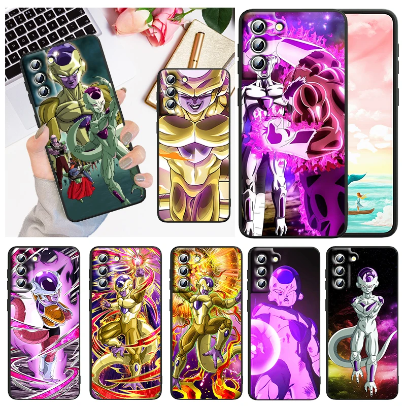 

Dragon Ball Frieza Goku For Samsung Galaxy S22 S21 S20 FE Ultra Pro Lite S10 5G S10E S9 S8 Plus Black Soft Capa Phone Case
