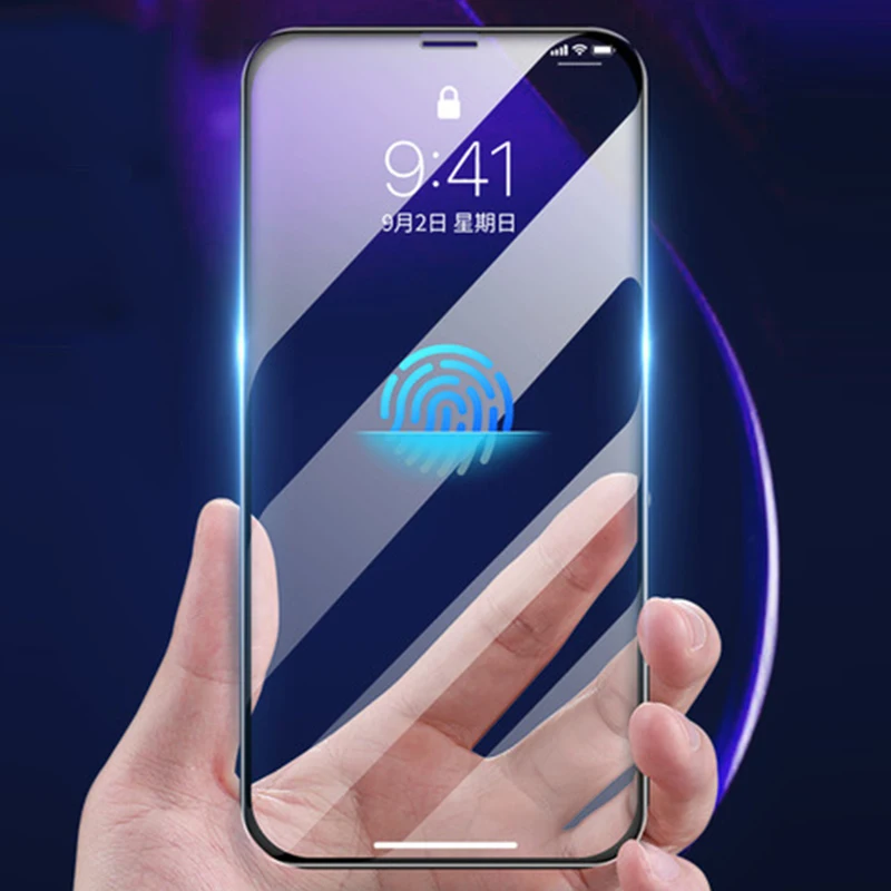 Закаленное стекло для iPhone 11 Pro Max, 3D полное покрытие, защитная пленка для экрана iPhone XR, X, XS, 7, 8 Plus, 6, 6s, 1-2 упаковки
