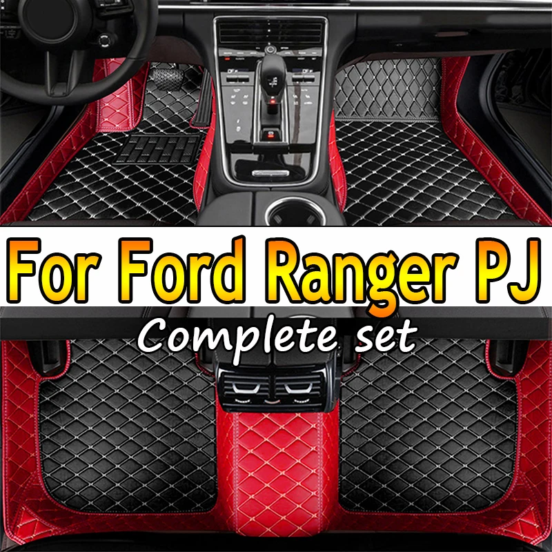 

Напольный коврик для заднего багажника автомобиля Ford Ranger PJ International 2006 ~ 2008, аксессуары для двойного салона грузовика, экологичные автомобильные аксессуары