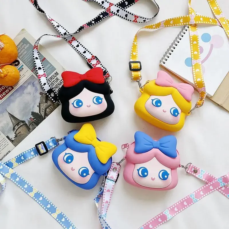 Водонепроницаемая Силиконовая Сумка Принцессы На Плечо Милый Кошелек Для Монет