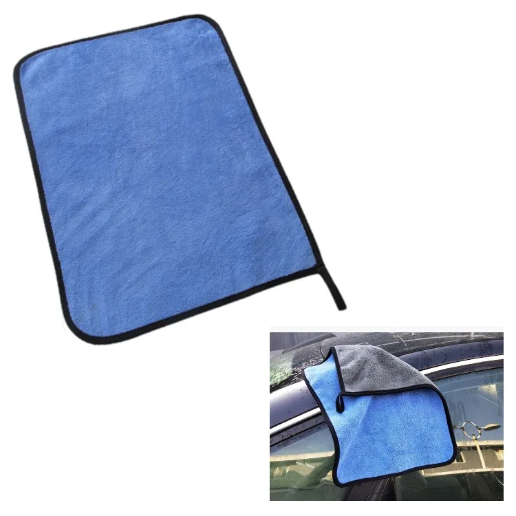 

New High Quality Washing Tools Detailing Dry Cleaning Durable Gray Blue Microfiber Cloth Multifunctional Towel