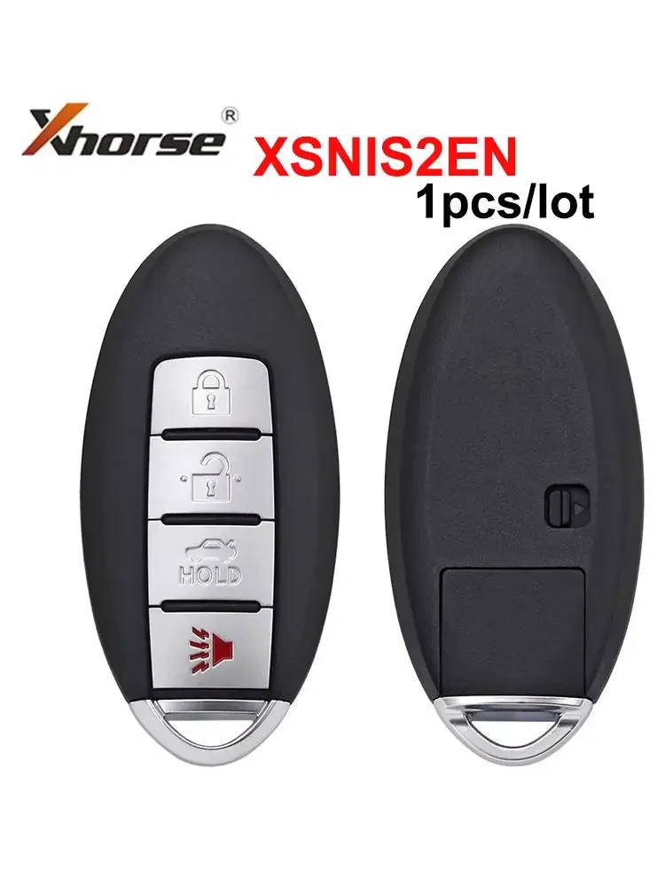 

Xhorse XSNIS2EN N.I.S Style 4 кнопки VVDI2 MINI Tool Max Pro Универсальный смарт-ключ с функцией приближения для автомобильных ключей Nissan