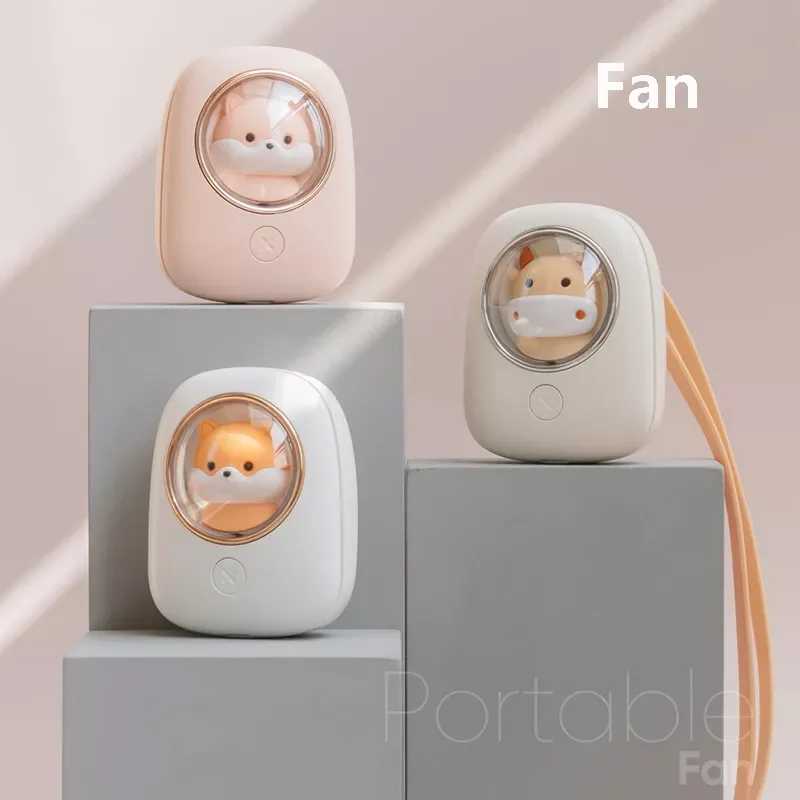 

Портативный мини-вентилятор с USB, беспроводной ручной вентилятор, 3 скорости, бесшумный, мощный, с низким уровнем шума, персональный воздушны...