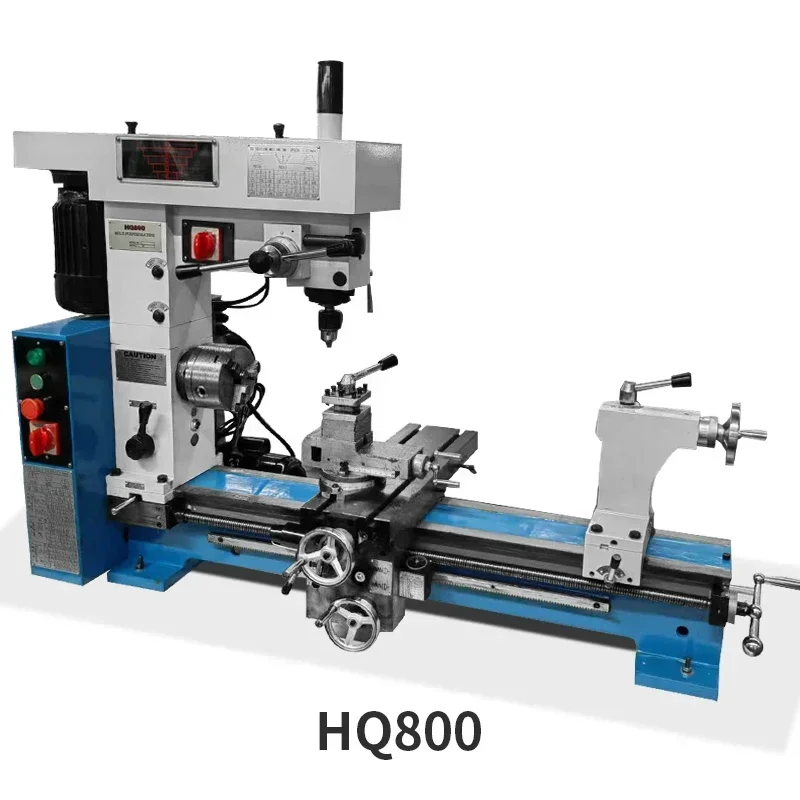 Tornio multifun Panger HQ500 fresatura di perforazione HQ800 tre in un tornio macchina utensile per la Güvenazione dei metalli