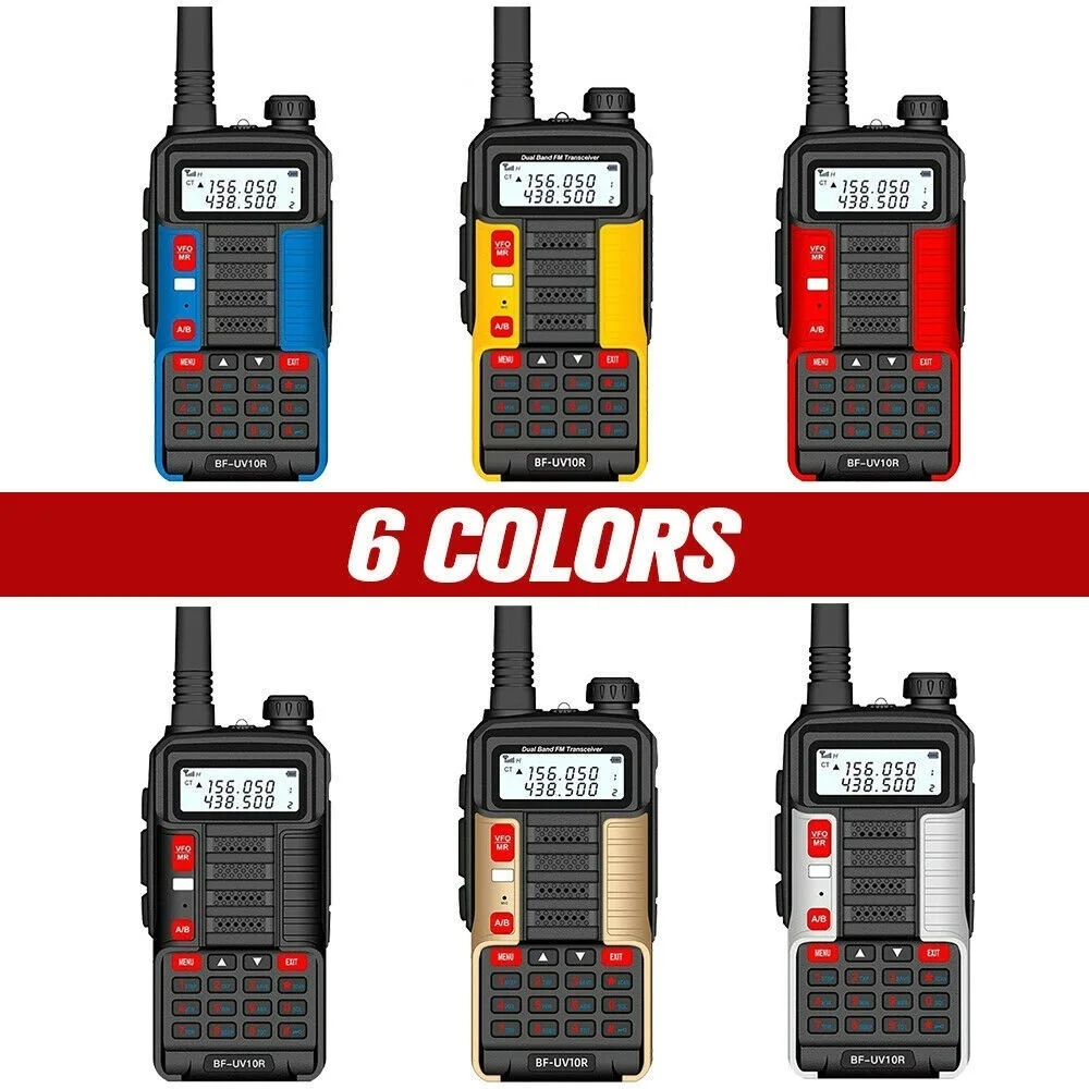 BAOFENG UV-10R Dual Band Walkie Talkie 180KM Long Range Two Way Radio 8800mAh