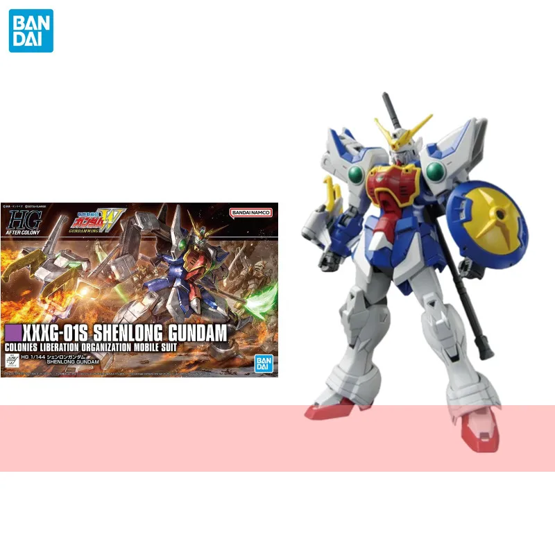 

Bandai Original Gundam Model Kit Anime Figure HGUC 1/144 XXXG-01S Shenlong Gundam Action Figure Assemble Toys for Children