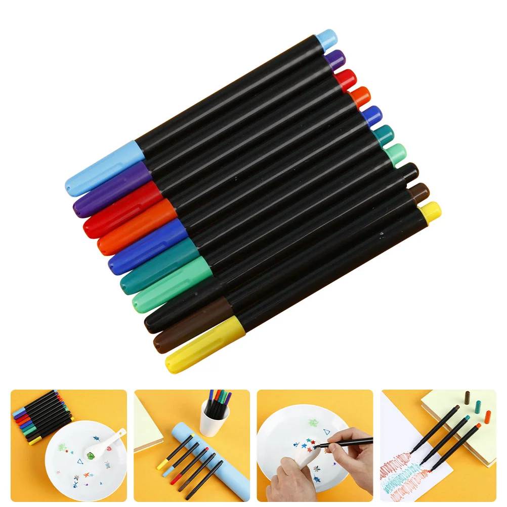 

10 Pcs Children Water Painting Pens Whiteboard Marking Pens Water Color Pens