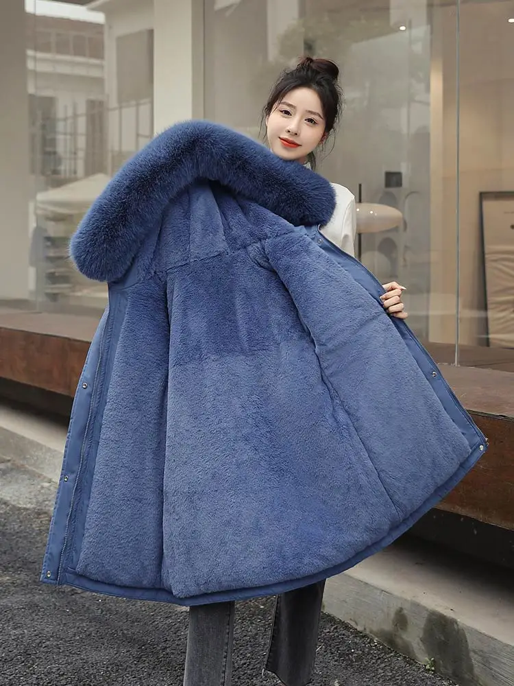 Vielleicht 2022 New Women's Winter Jacket Hooded Short Thick Warm Cotton Padded Jackets Parkas Woman Candy Color Winter Coat