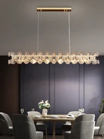 postmodern dining room chandelier nordic luxury dining room light creative glass flower shape home lighting design lamps