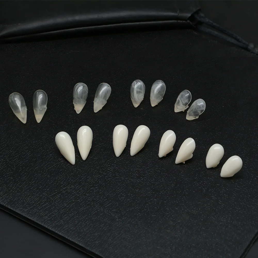 Хэллоуин вампир зомби протезы клыки Тигр скобы Косплей Макияж Зубы аксессуары