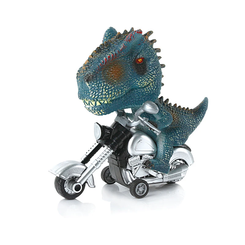 

Динозавр игрушечный автомобиль мультфильм Животные Инерционная модель мотоцикла креативный подарок для детей на день рождения