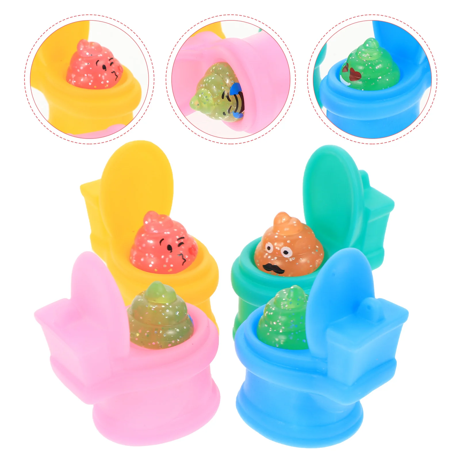 

Toilet Pressure Stretchycompact Cool Office 12 Boysadorable Interesting Portable Resistant Wear Lovely Stress Mini Poop Decor