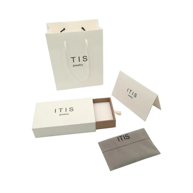

Custom luxury paper velvet set unique jewelry packaging