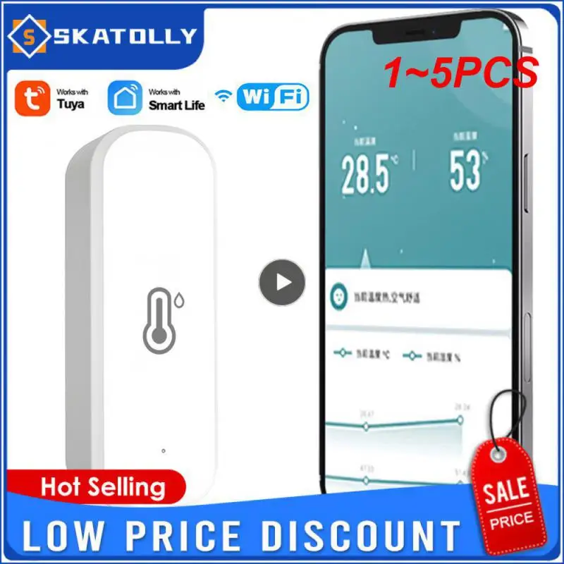 

Wi-Fi датчик температуры и влажности, 1-5 шт.