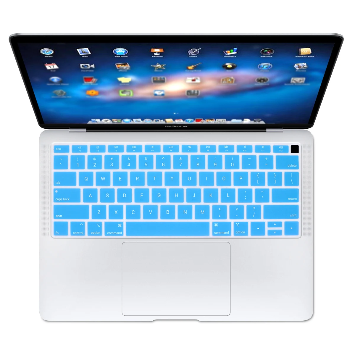 Силиконовый чехол для клавиатуры Macbook Pro 13 2021 2020 2019 M1 Air Защитная пленка экрана из