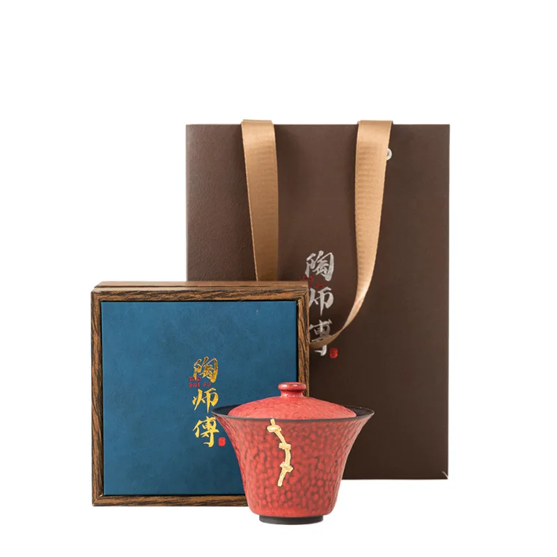 Ручная работа Persimmon HY Nail Tureen Чаша для чайной церемонии Подарок подруге Друг