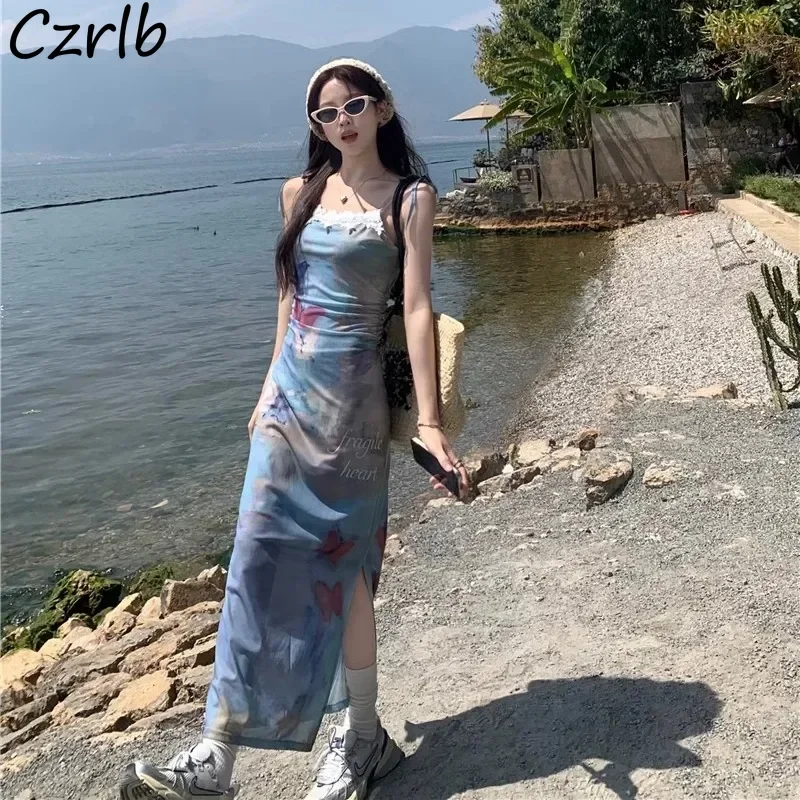 Летние платья женские Hotsweet повседневное праздничное пляжное платье для девочек