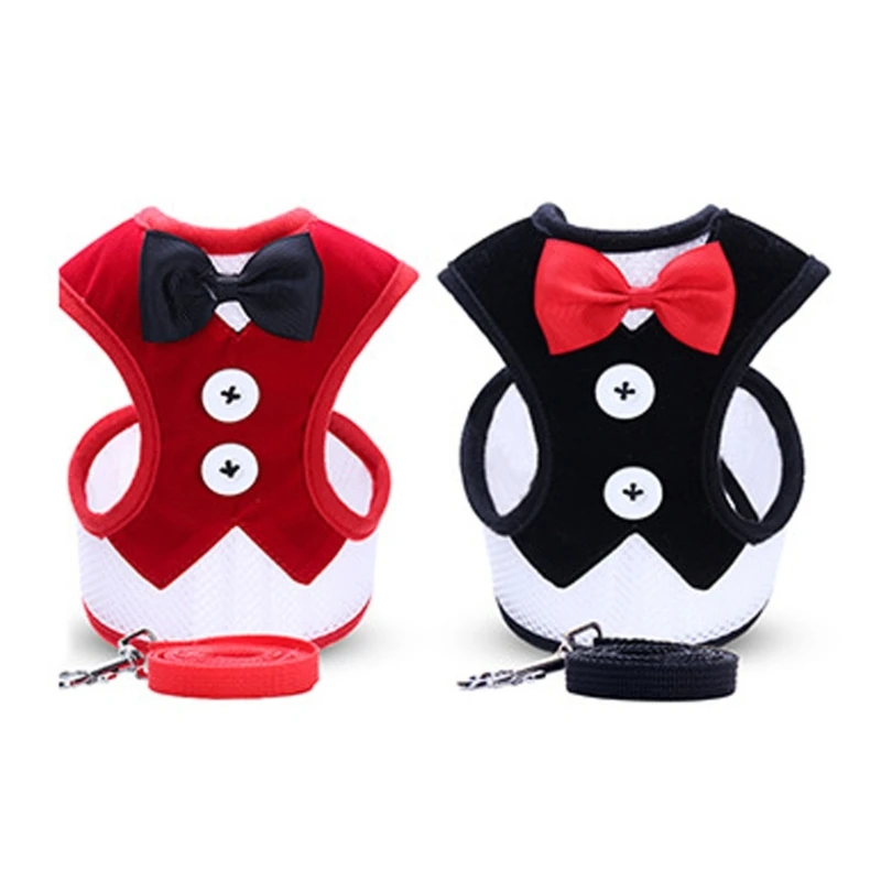 

Шлейка-жилетка для собак, Воздухопроницаемый поводок, 4 фута, для маленьких собак