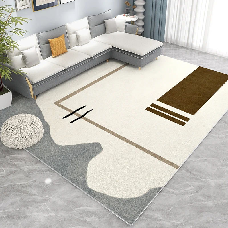 

Home Decoration Bedroom Carpet Light Luxury Large Area Room Rugs Modern Living Room Sofa Coffee Tables Mats Simple Cloakroom Rug