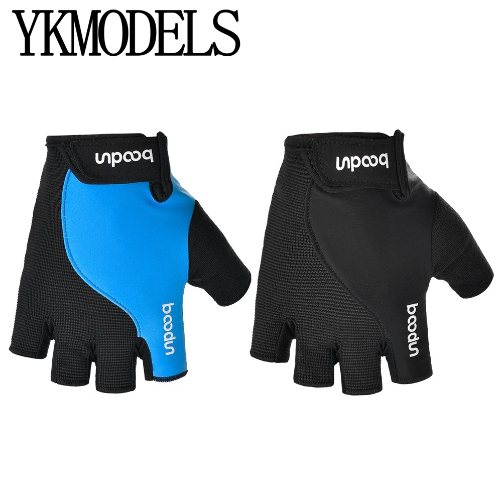 

Summer Cycling Half Finger Gloves Men Women Anti Slip Shock Breathable Bicycle Gloves Fingerless Sports Gym Training Bike Glove