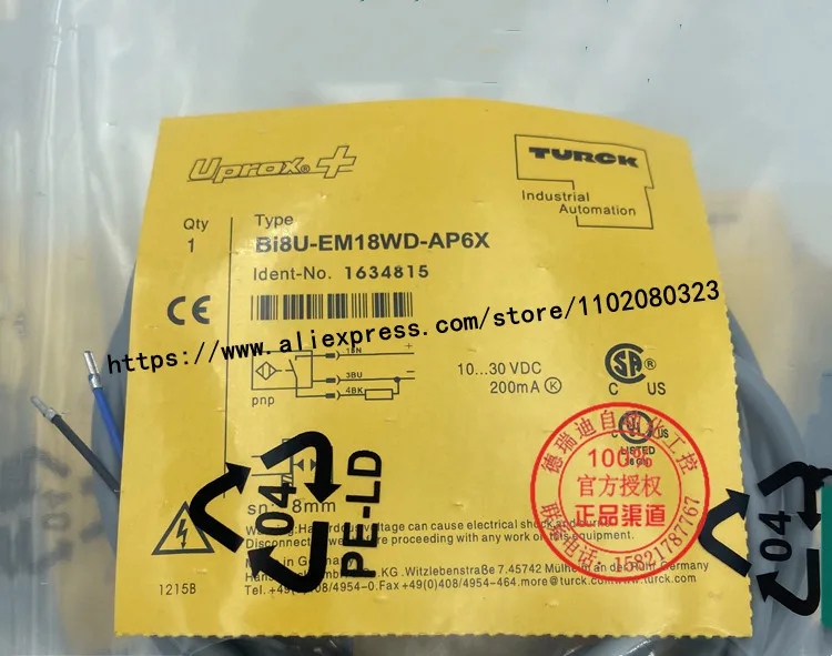 

12PCS New Truck Proximity Switch BI8U-EM18WD-AP6X BI8U-EM18WD-AN6X