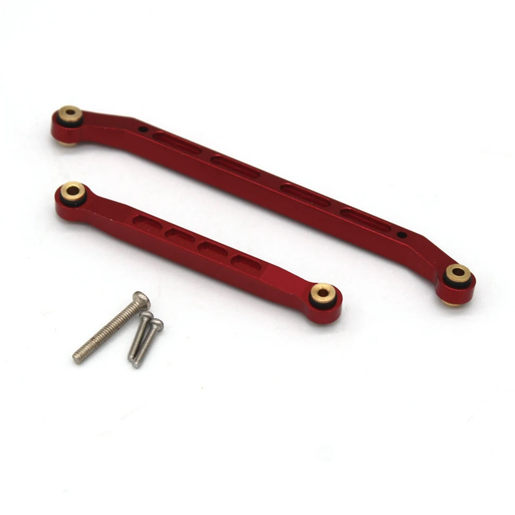 

Metal Steering Rod Tie Rod Link for 1/18 FMS EAZYRC RocHobby Toyota FJ Cruiser Patriot Katana K10 RC Car Parts,Red