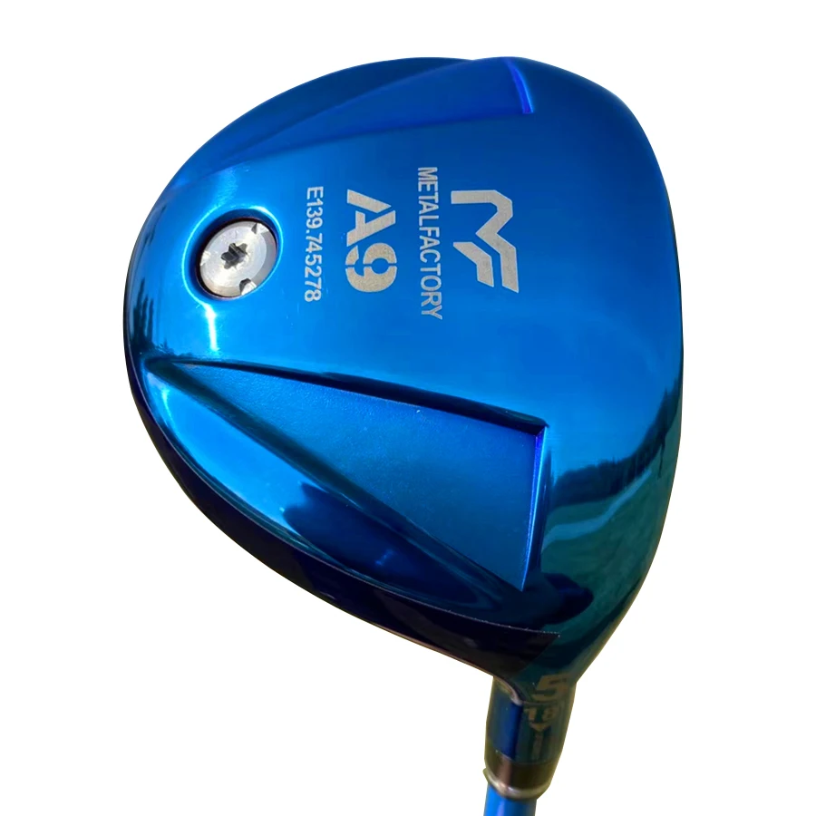 New A9 Golf Club Head Fairway Wood Metal Factory Sky Blue Colour 5# Golf Woods Golf Accessories Equipment