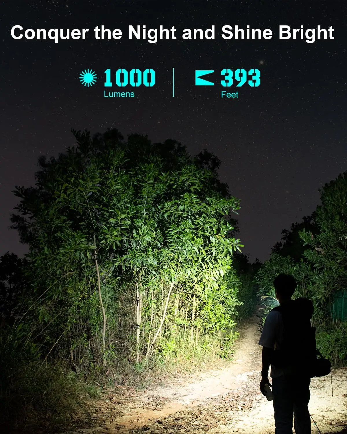 Светодиодный мини-фонарик SK03 PRO 1000 люмен