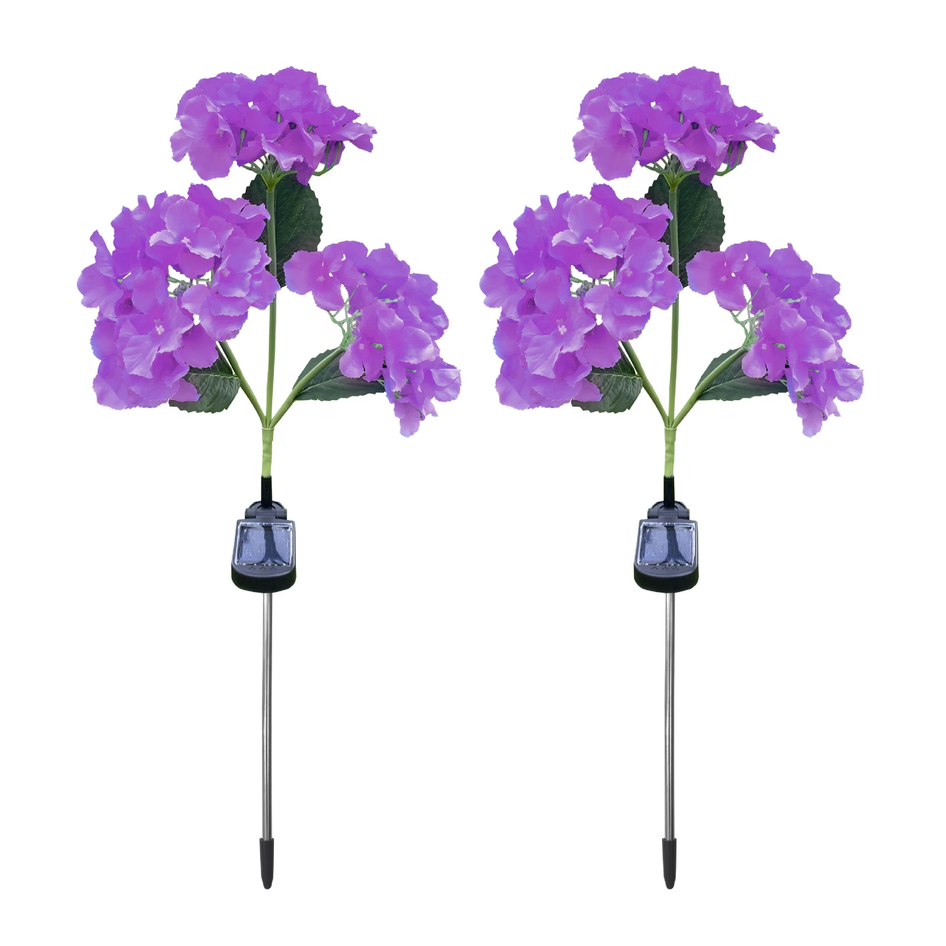 

2 Packs Solar Hydrangea Lights Automatic Lighting IP65 Waterproof Solar Garden Lawn Stake Light Outdoor Decoration solar light