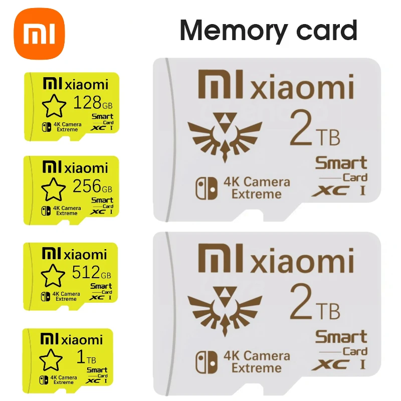 Высокоскоростная карта памяти Xiaomi SD 2 ТБ 128 ГБ Micro TF SD-карта 1 Микрокарта для