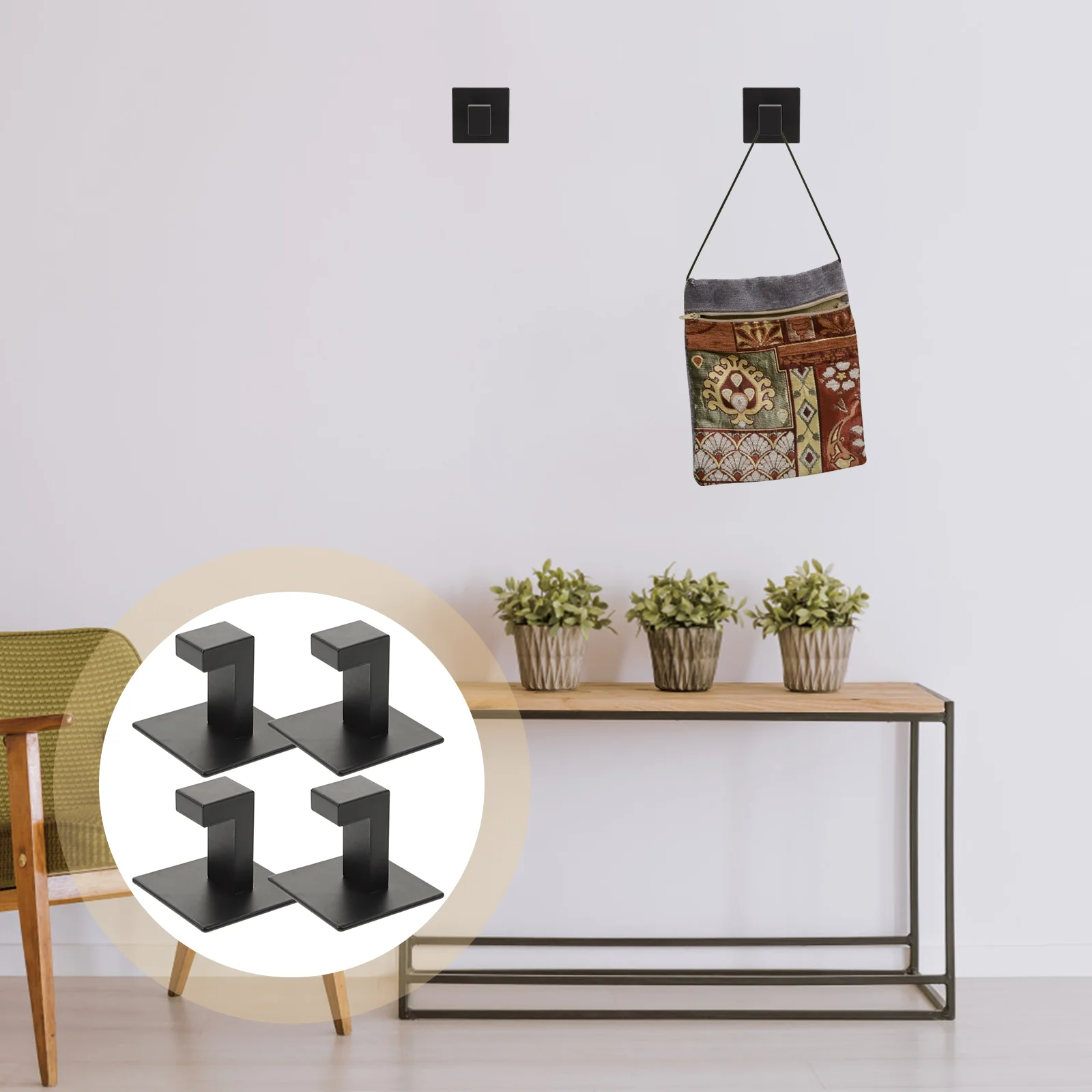 

Hooks Wall Hookhanging Sticky Adhesive Heavy Improvement Home Hanger Keys Duty Punch Free Traceless Multipurpose Storage