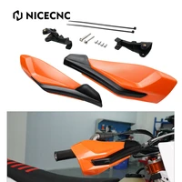 nicecnc motorcycle handlebar guards handguard protector for ktm 125 500 exc excf tpi 6d xc xcf xcw sx sxf 2014 2022 black orange