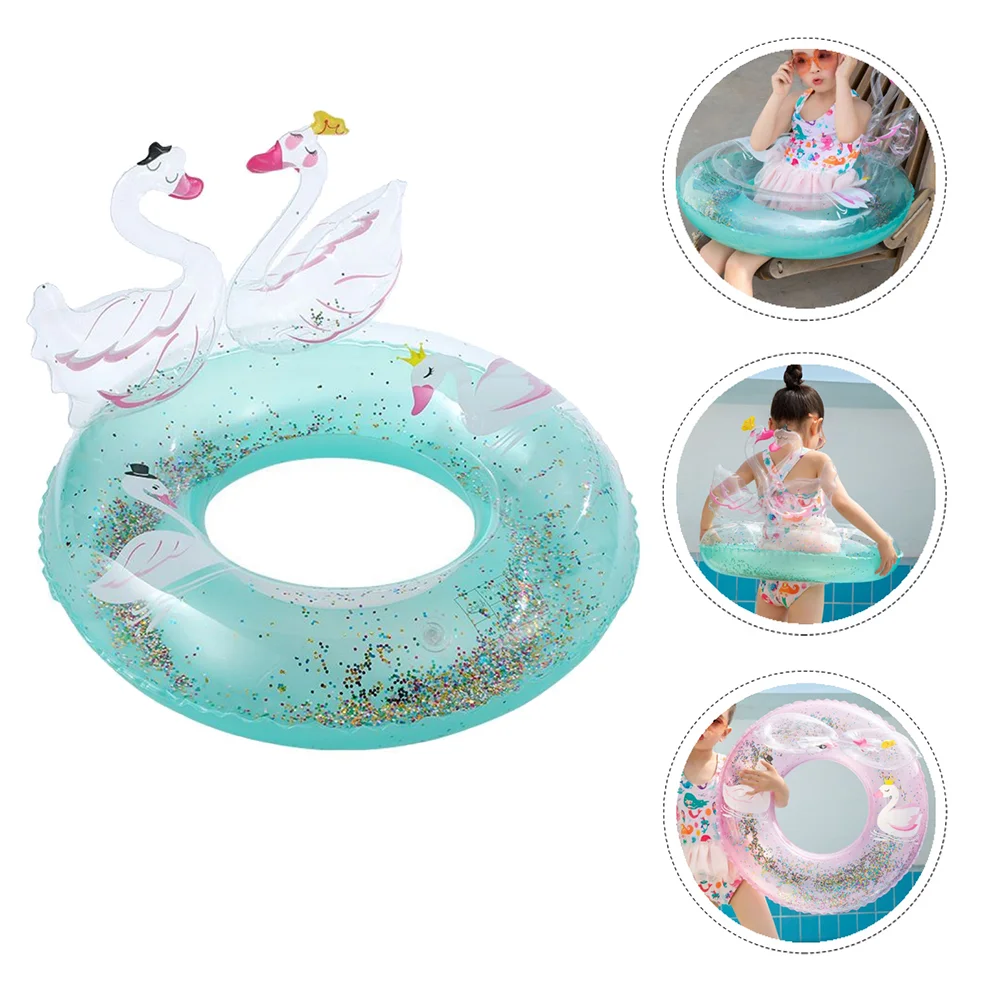 

2pcs Kids Ring Swan Float Ring Kids Floaties Pool Float Beach Party for Kids Children