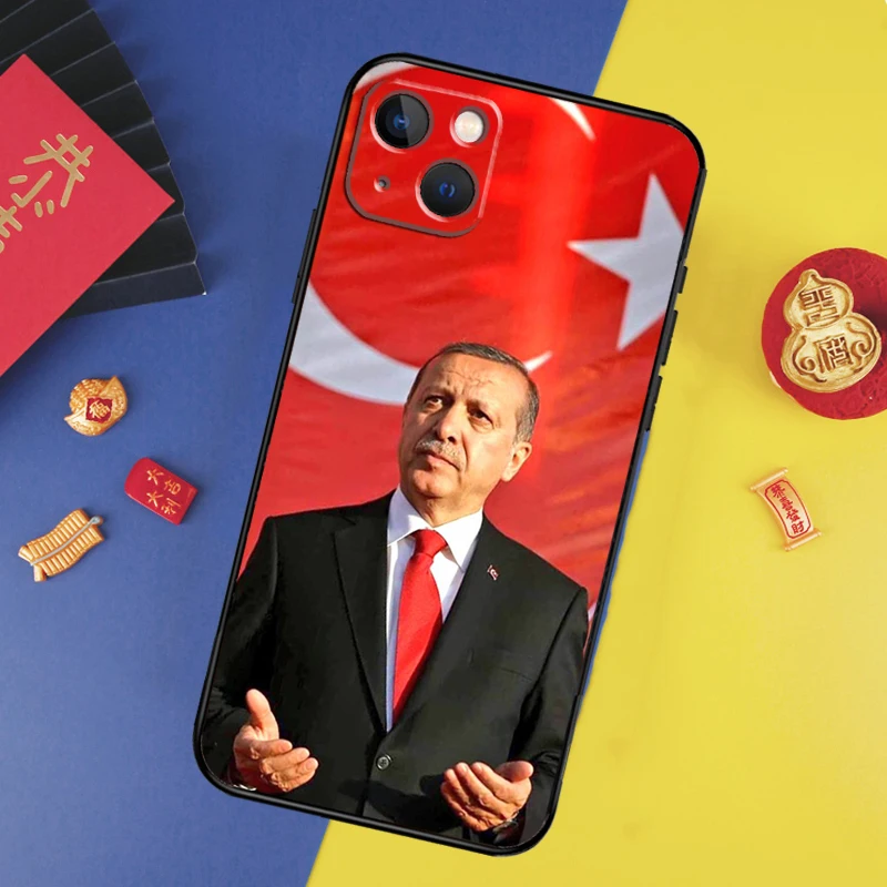 Чехол для телефона President Turkey Реджеп Тайип Эрдоган iPhone 16 15 14 Pro Max 11 12 13 Mini XR 16e Plus Cover