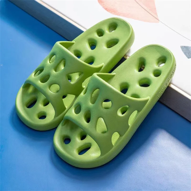 

Casual Platform Shoes Women Home Slippers EVA Quality Light Quick Drying Batrhoom Flip Flops For Lady Outdoor Soft Beach Slides