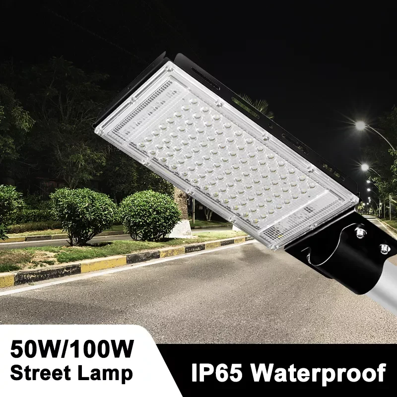 

100W Street Lamp Outdoor Spotlight 220V Flood Light LED Outdoor Lighting 50W Street Light Waterproof Wall Lamp For Country House