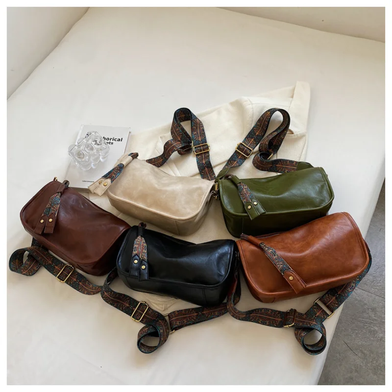 Fashion Luggage &Bags Women's Handbags Crossbod NEW Cowhide Casual Travel Dumpling Shape Large Capacity Mini Brown Ladies Bolsos