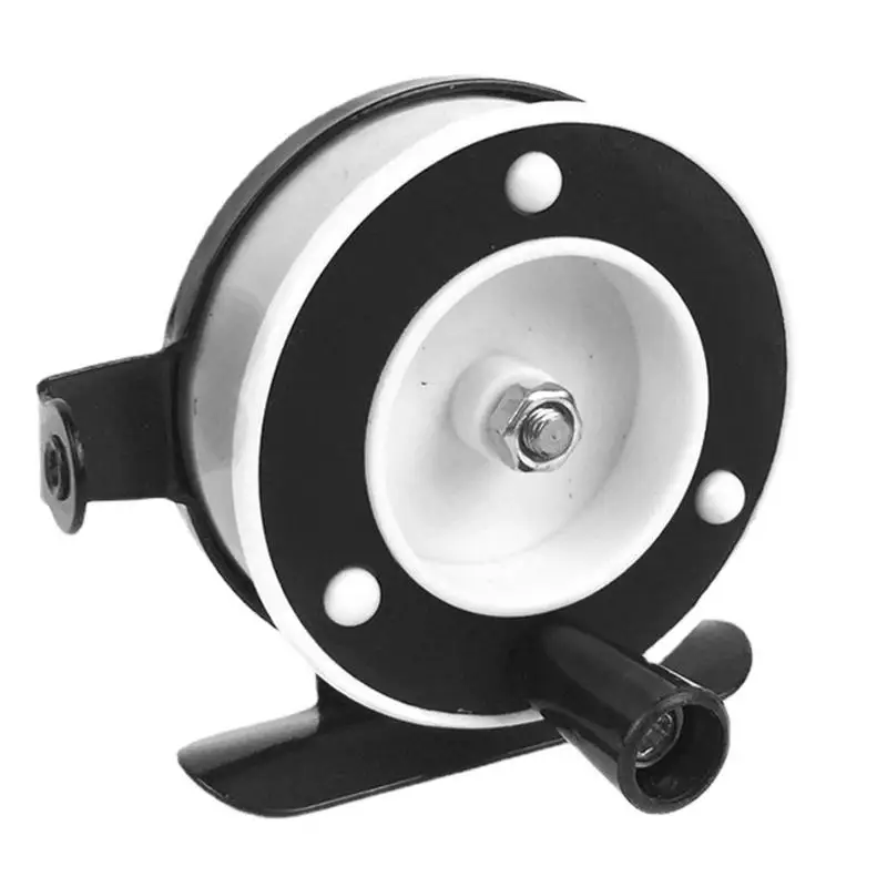 Plastic Ice Fishing Reel Winter Fly Wheel Lightweight Mini Size Portable Pole Line Reel Rods Shrimp Lightweight