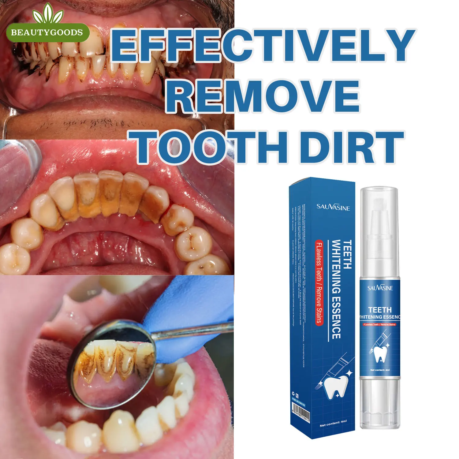 

1 Pc Teeth Whitening Pen Cleaning Serum Remove Plaque Stains Dental Professional Oral Hygiene Teeth Decontamination