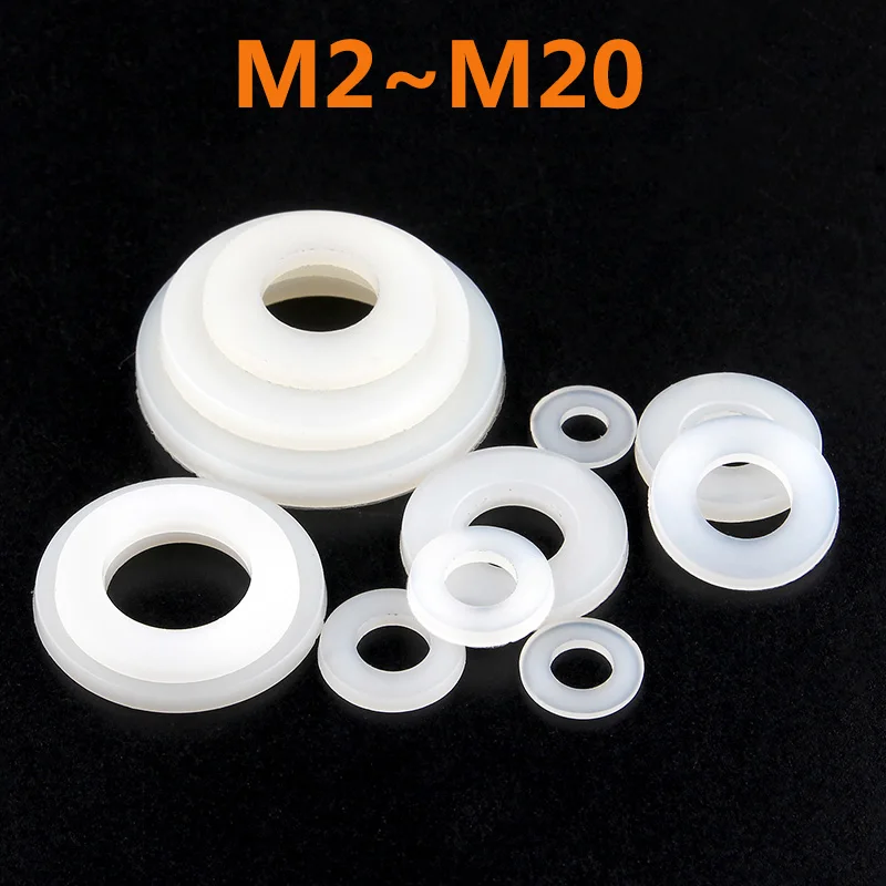 

10-200 шт., нейлоновые шайбы M2 M2.5M3 M4M5M6M8