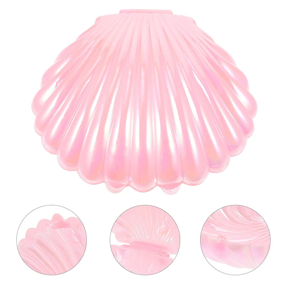 

20 Pcs Candy Box Shells Sea Holder Plastic Popcorn Containers Storage Party Seashell Jewelry Dish Small Pp Favor