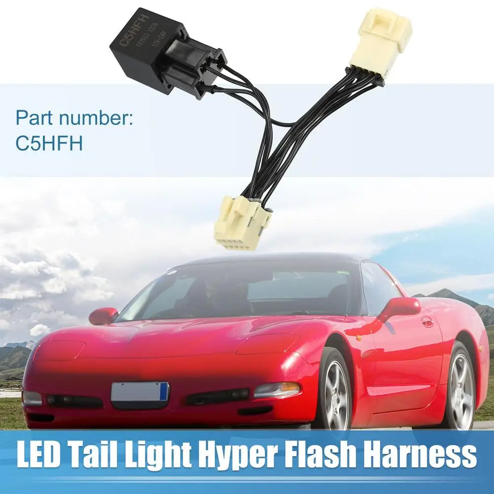 

1Pcs Car LED Hyper Flash Harness C5hfh 7 Pins Replacement Parts