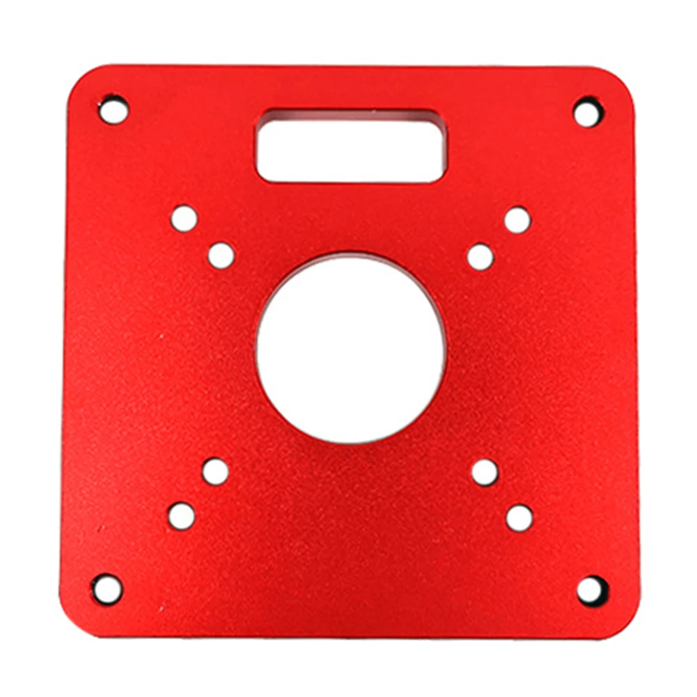 

120x120mm Aluminum Router Table Insert Plate for Woodworking Benches Trimmer Engraving Machine Suitable for RT0700C