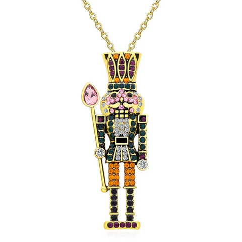 Catuni Ретро Щелкунчик Ожерелье