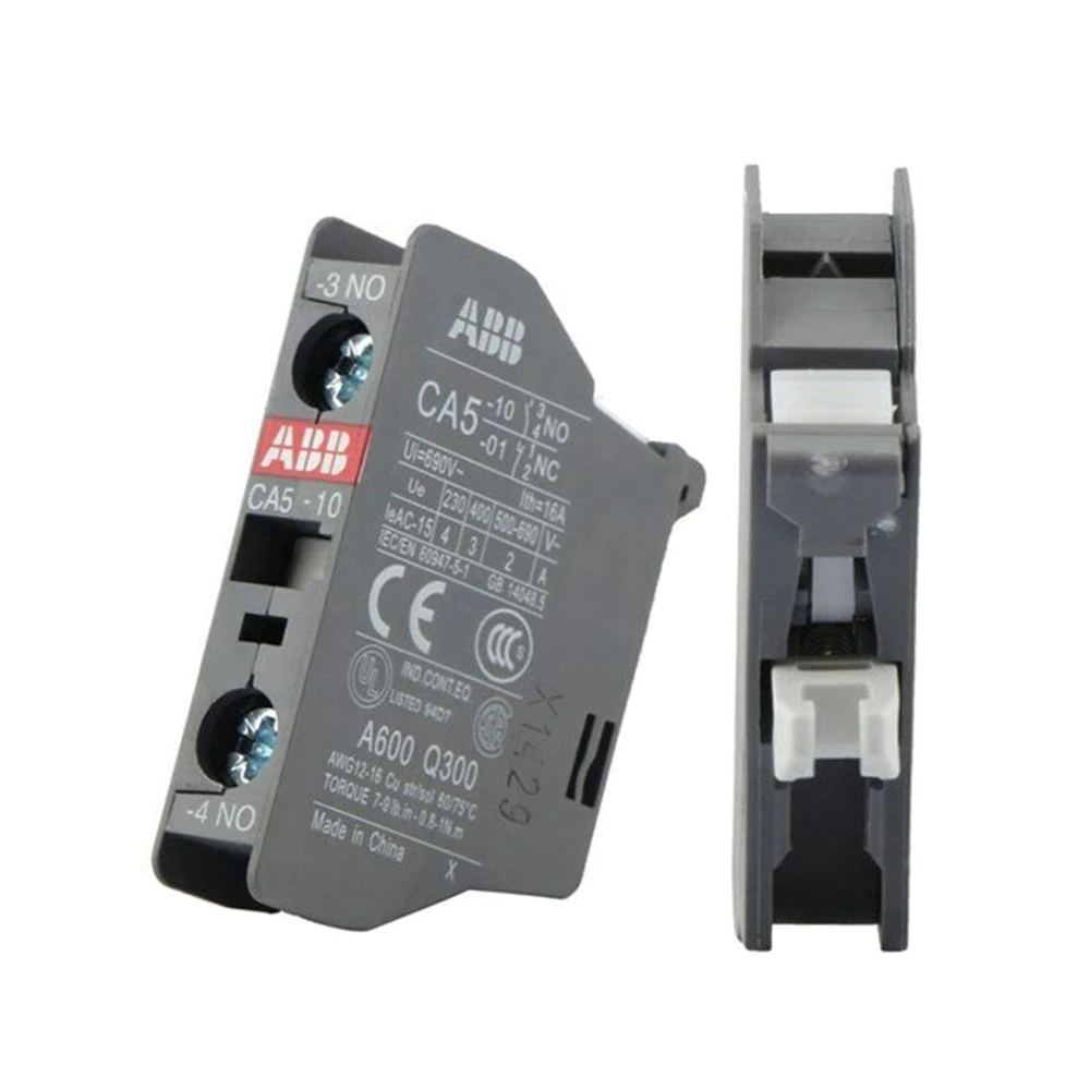 

ABB AC contactor auxiliary contact annex CA5-01 1NC CA5-10 1NO CAL5-11 1NO1NC CAL18-11 1NO1NC Module