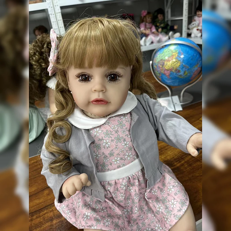 

60cm Reborn Toddler Girl Doll Lifelike Doll Toys Art Doll Kids Christmas Gift Birthday Toys