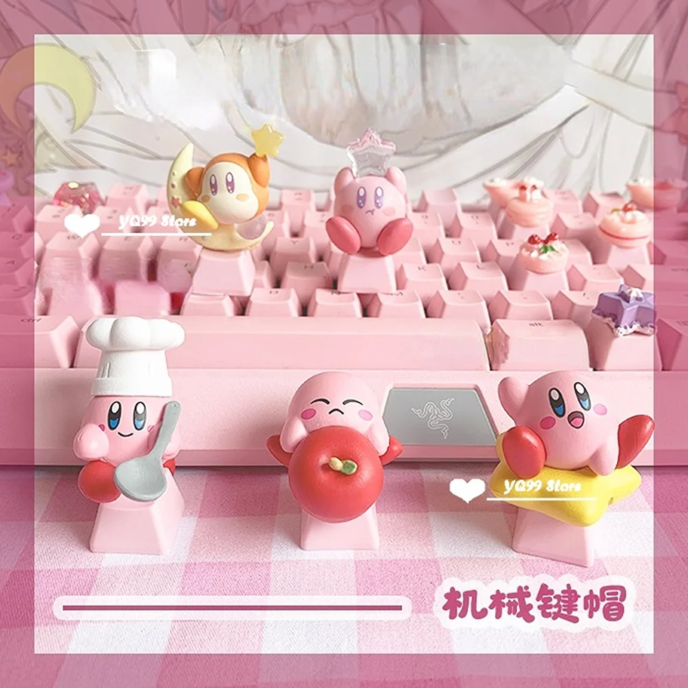 

Anime Stereo Keycaps Cartoon Kawaii Keyboard Keycaps Personality Single R4 ESC Key Caps Cute Pink Pbt Keycap For Cherry Mx Axis