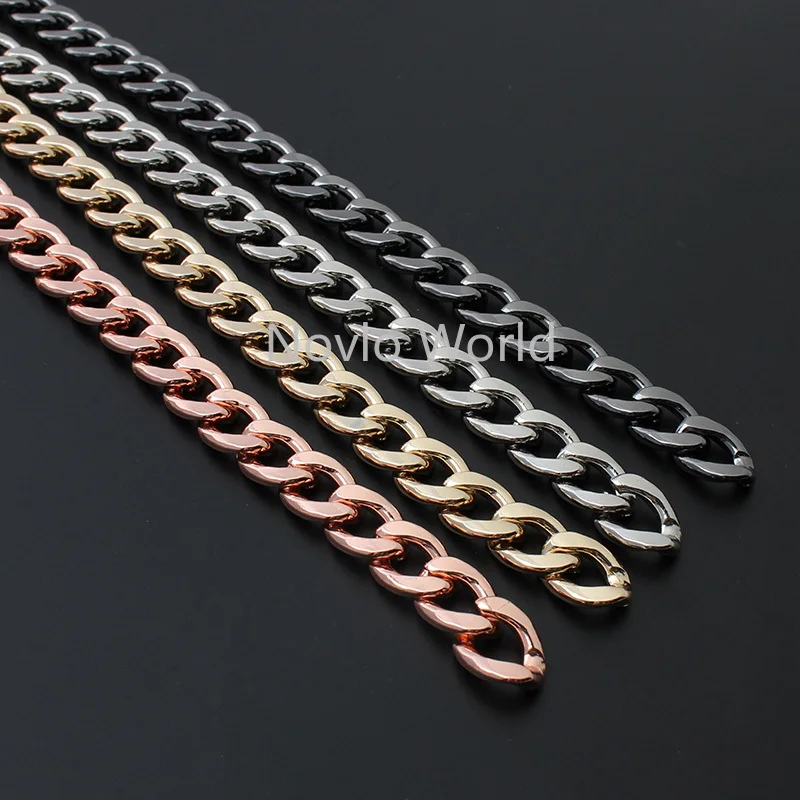 1-5meters by meter 5 colors rose gold 3.0mm 16*12mm Iron meterial chains for chains bag purse accessories
