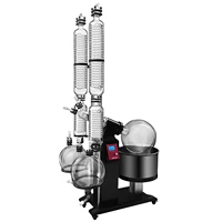 50l dual condensers motorized lifting rotary evaporator for extraction ethanol recovery
