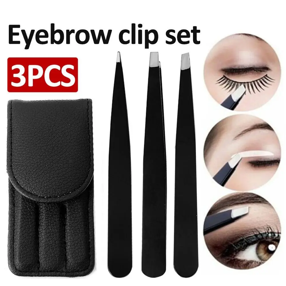 

Профессиональный макияжный инструмент для бровей из нержавеющей стали пинцет для удаления волос бровей